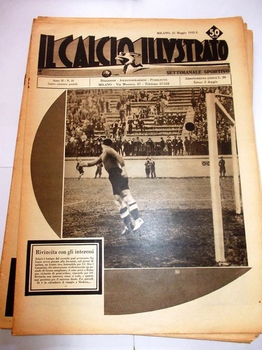 Calcio illustrato 1932 - illustrato, 25/5/1932
