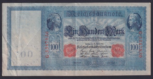 Banconota germania 100 mark - banconota,