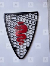 Griglia A Nido D'Ape Alfa Romeo 159  Con Biscione Rosso 