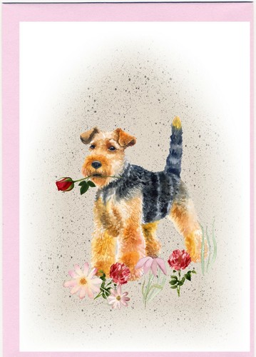 Biglietto vuoto cane terrier