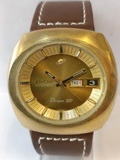 ENICAR SHERPA 320 AUTOMATICO QUADRANTE ORO SVIZZERO UOMO FUNZIONANTE