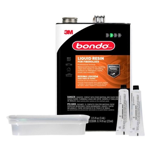 Bondo fiberglass resin stage - fiberglass, 2