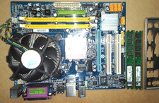 KIT- GIGABYTE - GA - G31M S2L + CPU INTEL E5700+ 4 GB DDR2 +TESTATA FUNZIONANTE