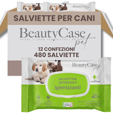 Beauty Case Salviette Detergenti per la Pulizia del Pelo di Cani e Gatti