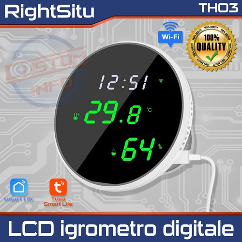Rightsitu lcd termometro - rightsitu, wi-fi