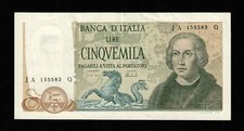 Billet ITALIE - ITALY - 5000