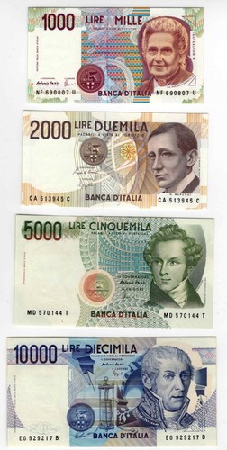 Lotto banconote lire 1000 - lotto, 4