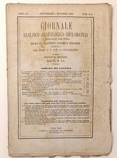 1883 GIORNALE ARALDICO CALENDA