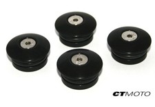 CTMOTO Ducati Monster 600 750 900 Billetta Lega Telaio Plug Set Nero