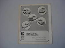 advertising Pubblicità 1971 SIMCA 1000/1100/MATRA 530