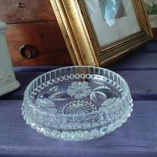 Ar82)  Coppetta in vetro lavorato anni '50 vintage da collezione