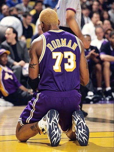 Maglia viola dennis rodman - dennis, 73#