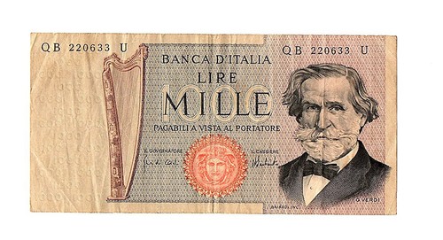 Mille lire giuseppe verdi - verdi, 26