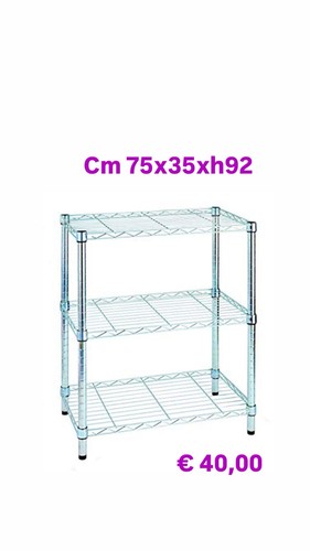 Libreria scaffale cromato - , 3
