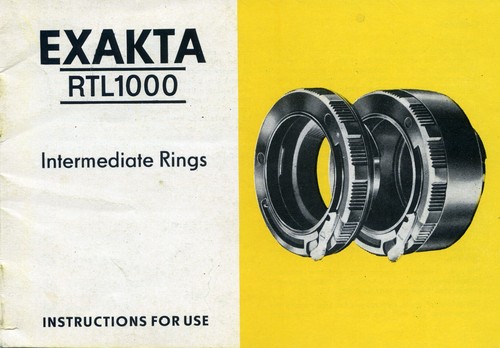 Exakta rtl1000 anelli - rtl1000,