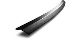 Paraurti in plastica nero per