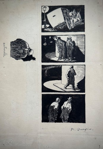 Massimo quaglino bozzetto - -,