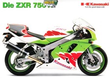 Brochure depliant Kawasaki ZXR