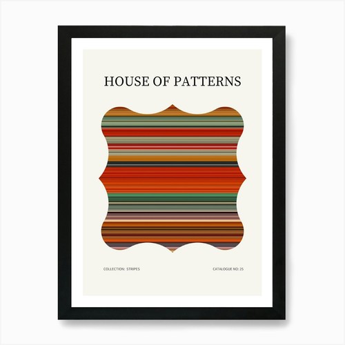Poster motivo strisce - , 25