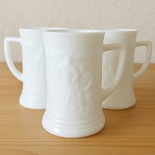 Set 3 Bicchieri Latte Vetro