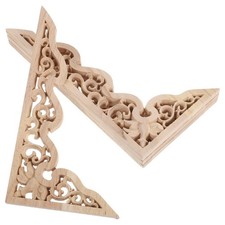 4 Pezzi Bordo in Legno per