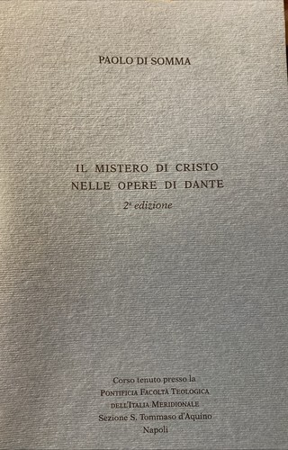 Mistero cristo nelle - di,