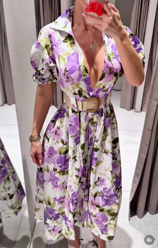 Abito camicia midi - zara, 2026