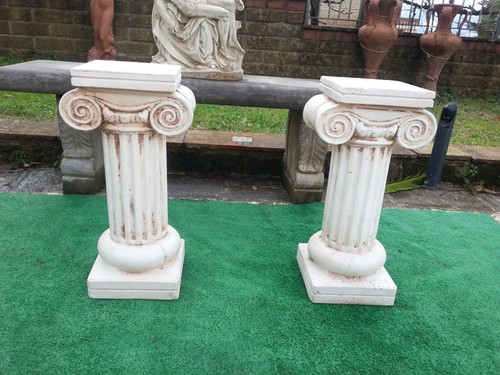 Coppia colonne basi in - -,
