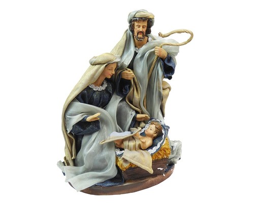 Natività azzurra stoffa - natività,
