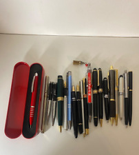 Lotto 20 Penne Stilografiche E A Sfera Vintage, da Testare e per ricambi