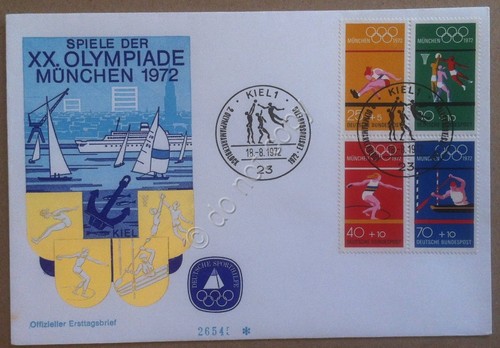 Fdc germania 1972 - germania,