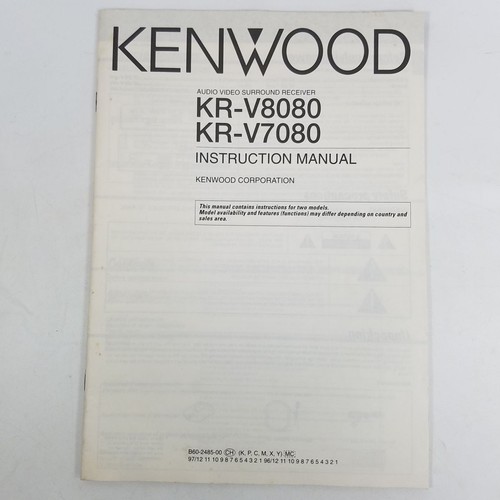 Kenwood v8080 ricevitore - kenwood,