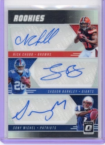 Chubb barkley michel rookie - chubb,, barkley,