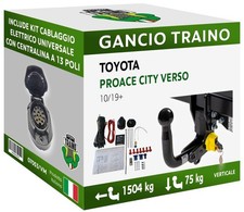 Gancio Verticale Estraibile