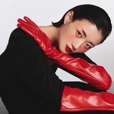 Guanti a gomito lunghi in