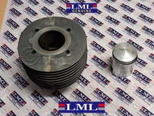 CILINDRO + PISTONE 3 TRAVASI D. 52,5mm ORIGINALE LML STAR 125 2T VESPA PX