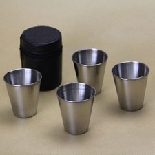4pcs 1oz Stainless Steel Shot