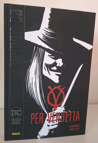 Per vendetta black - v, label