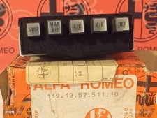 ALFA ROMEO ALFA 6 PULSANTIERA VEGLIA BORLETTI ARIA CONDIZIONATA 119135751110