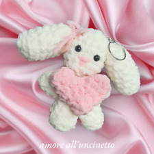 🌸 Coniglio Portachiavi Amigurumi 🌸 Bunny crochet keychain / charm