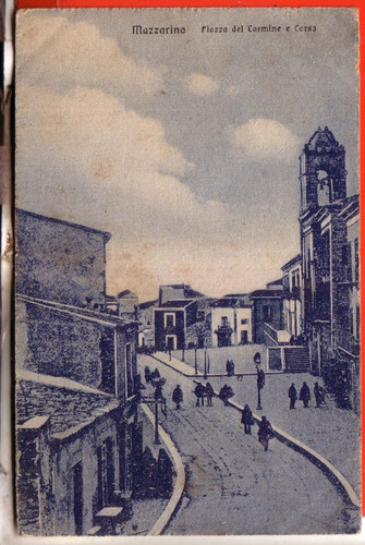 Cartolina mazzarino fp - cartolina,