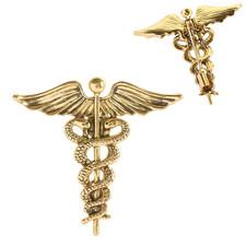 Doctor Caduceus Symbol Pin