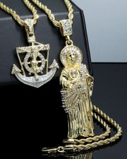 Iced San Judas & Jesus Anchor