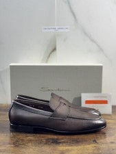 Santoni Scarpa Uomo Mocassino   Pelle   Luxury Men Santoni Fondo Cuoio 9