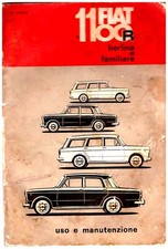 FIAT  1100 R  - BERLINA E FAMILIARE   USO E MANUTENZIONE – driver’shandbook!
