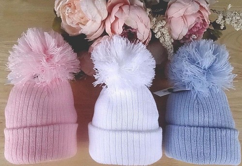 Cappello maglia bambino pom - maglia,