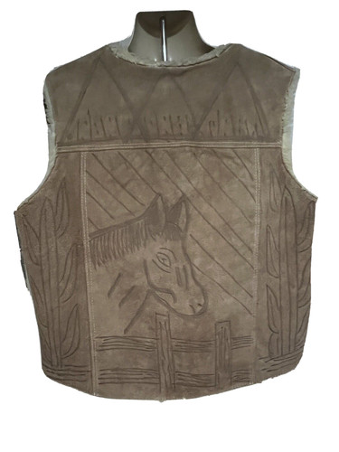 Gilet scatto vintage pelle - gilet,