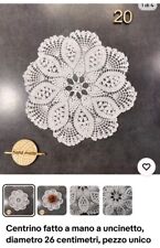 7 centrini fatti a mano a