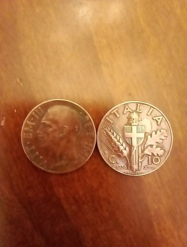 Centesimi spiga 1938 - 10,