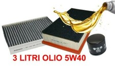 KIT 3 FILTRI TAGLIANDO OLIO